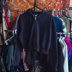 Divided Navy Cropped Jacket